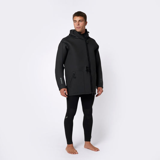 Mystic - Battle Neoprene Jacket 3/2mm - Black - L - GearFreak