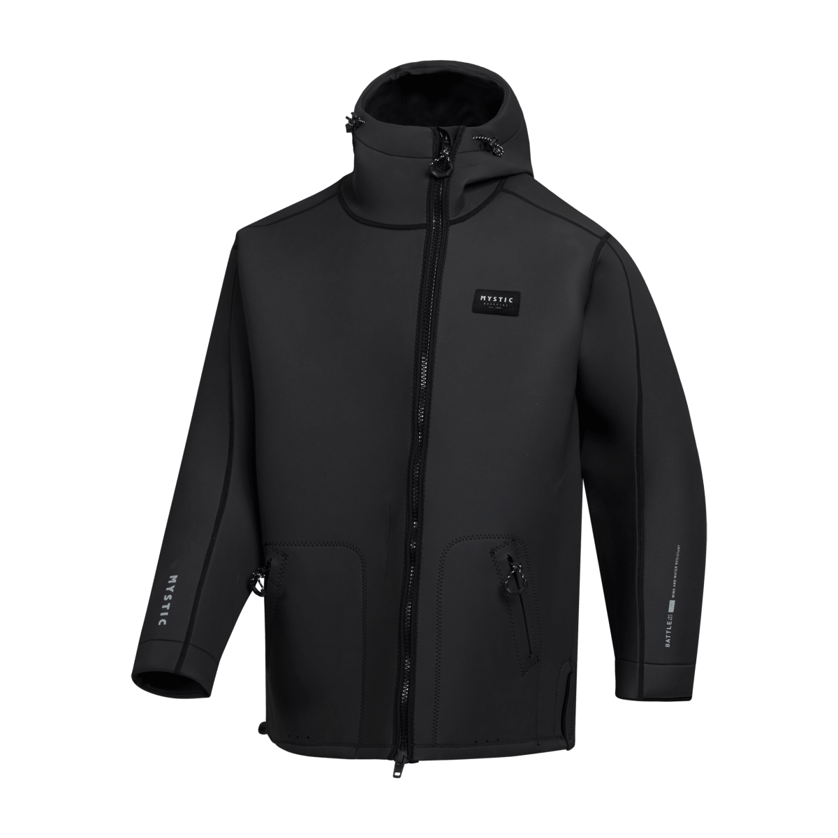 Mystic - Battle Neoprene Jacket 3/2mm - Black - L - GearFreak