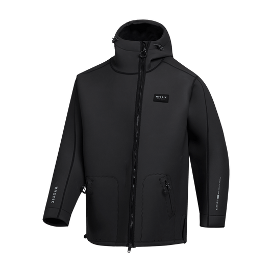 Mystic - Battle Neoprene Jacket 3/2mm - Black - L - GearFreak