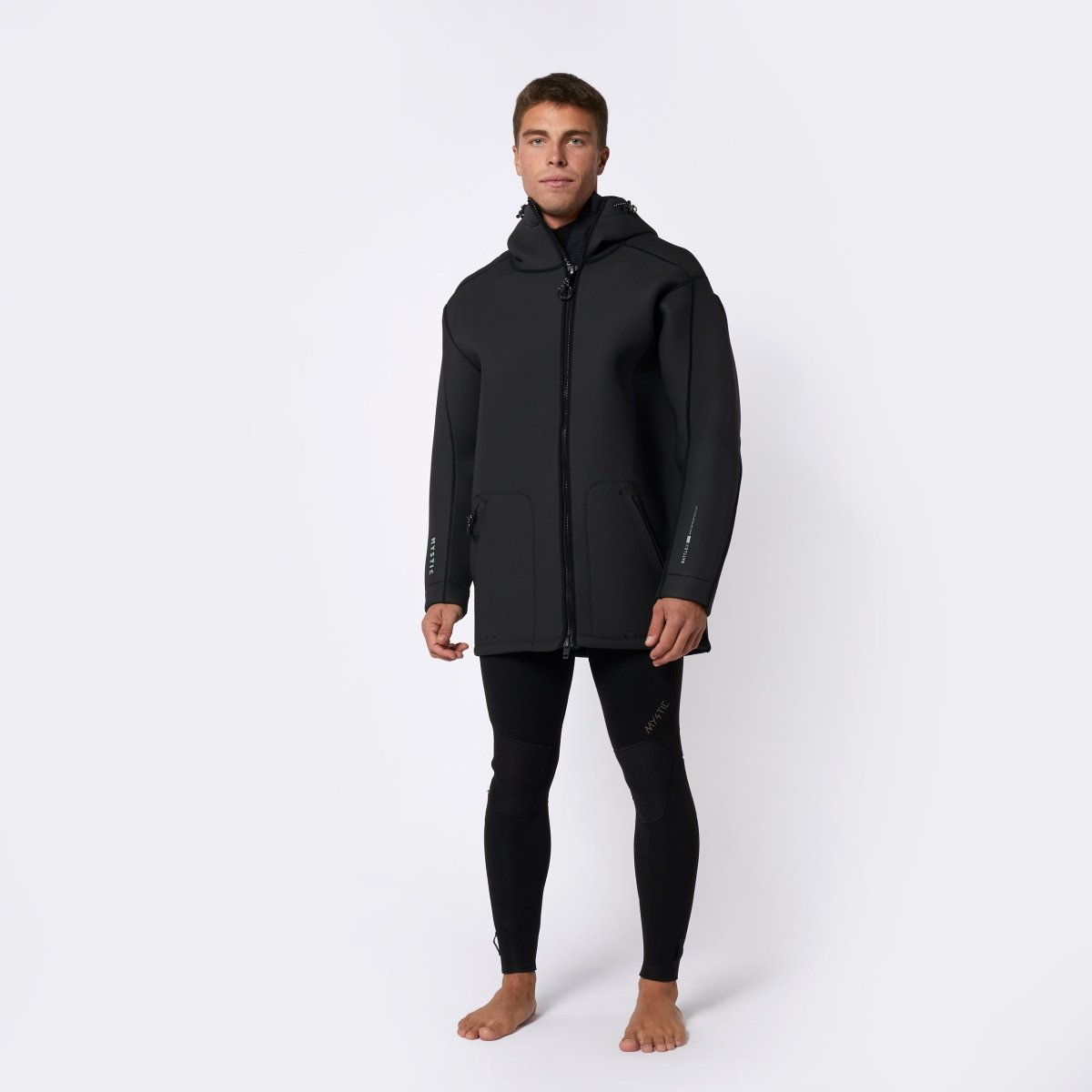 Mystic - Battle Neoprene Jacket 3/2mm - Black - L - GearFreak