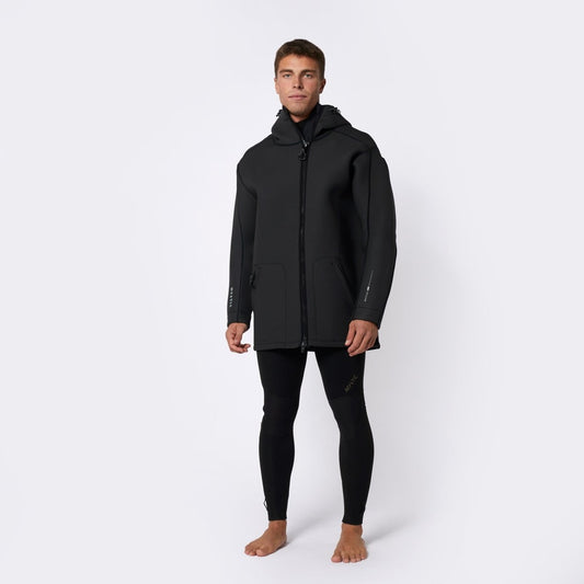 Mystic - Battle Neoprene Jacket 3/2mm - Black - L - GearFreak
