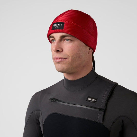 Mystic - Beanie Neoprene 2mm - Classic Red - S/M - GearFreak