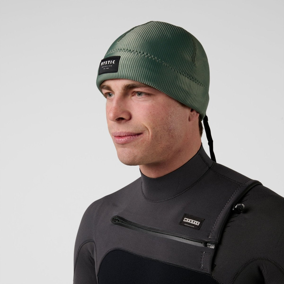 Mystic - Beanie Neoprene 2mm - Dark Olive - S/M - GearFreak