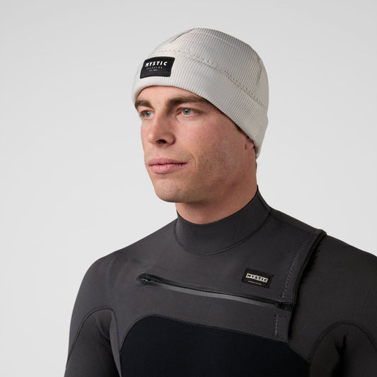 Mystic - Beanie Neoprene 2mm - Off White - S/M - GearFreak
