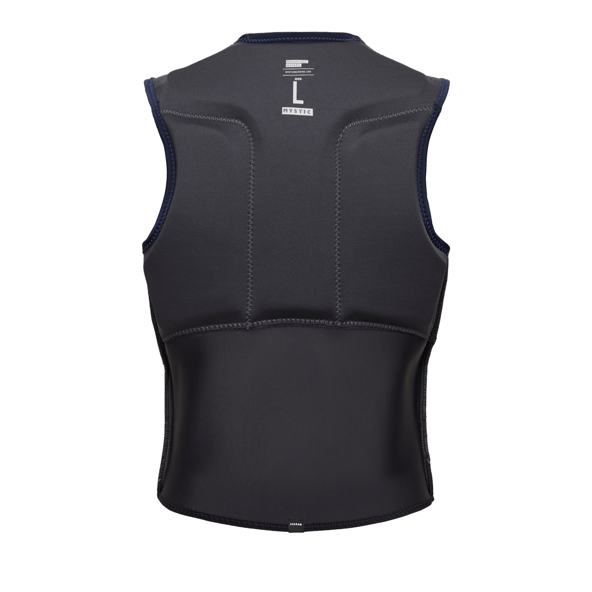 Mystic - Block Impact Vest Fzip - Navy - L - GearFreak