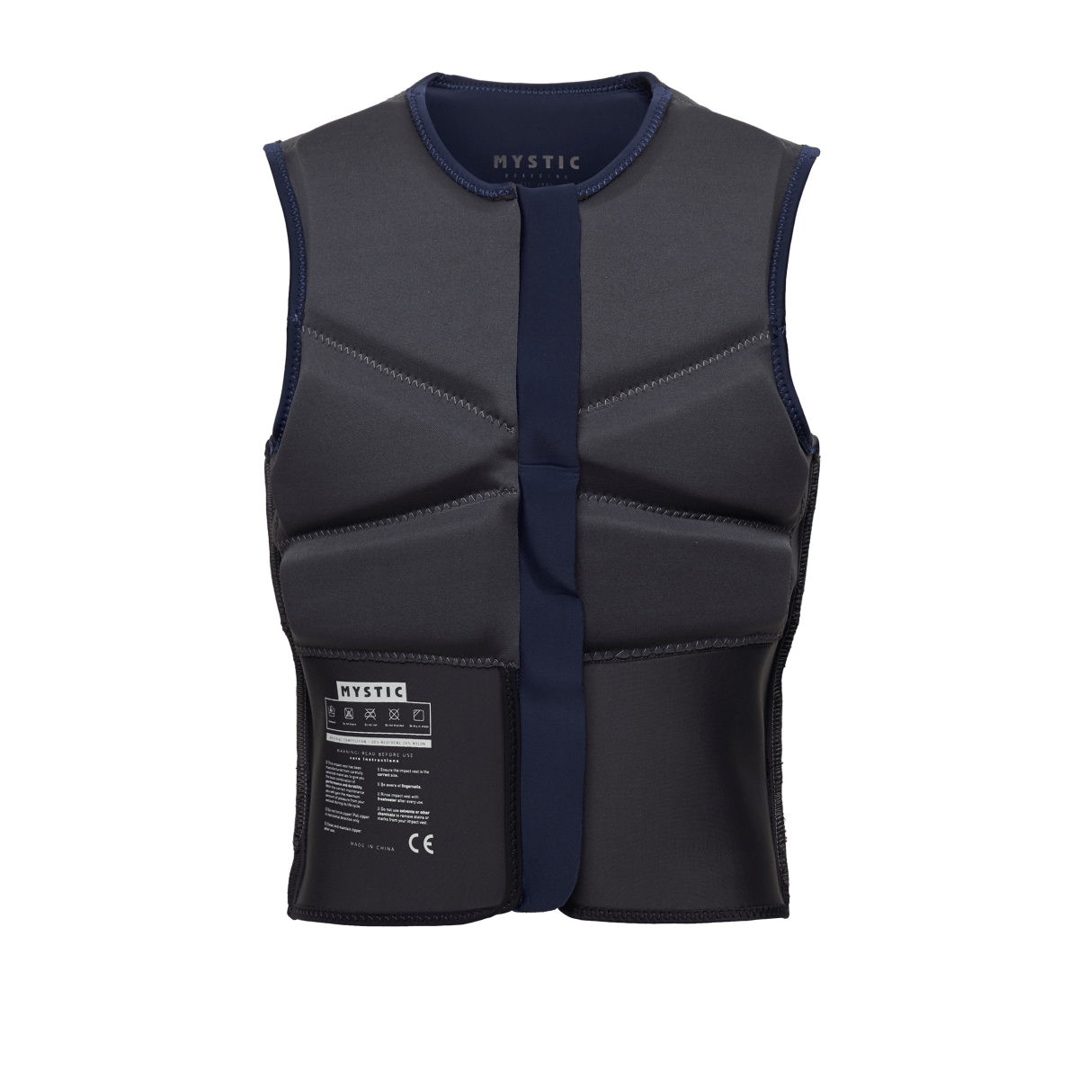 Mystic - Block Impact Vest Fzip - Navy - L - GearFreak