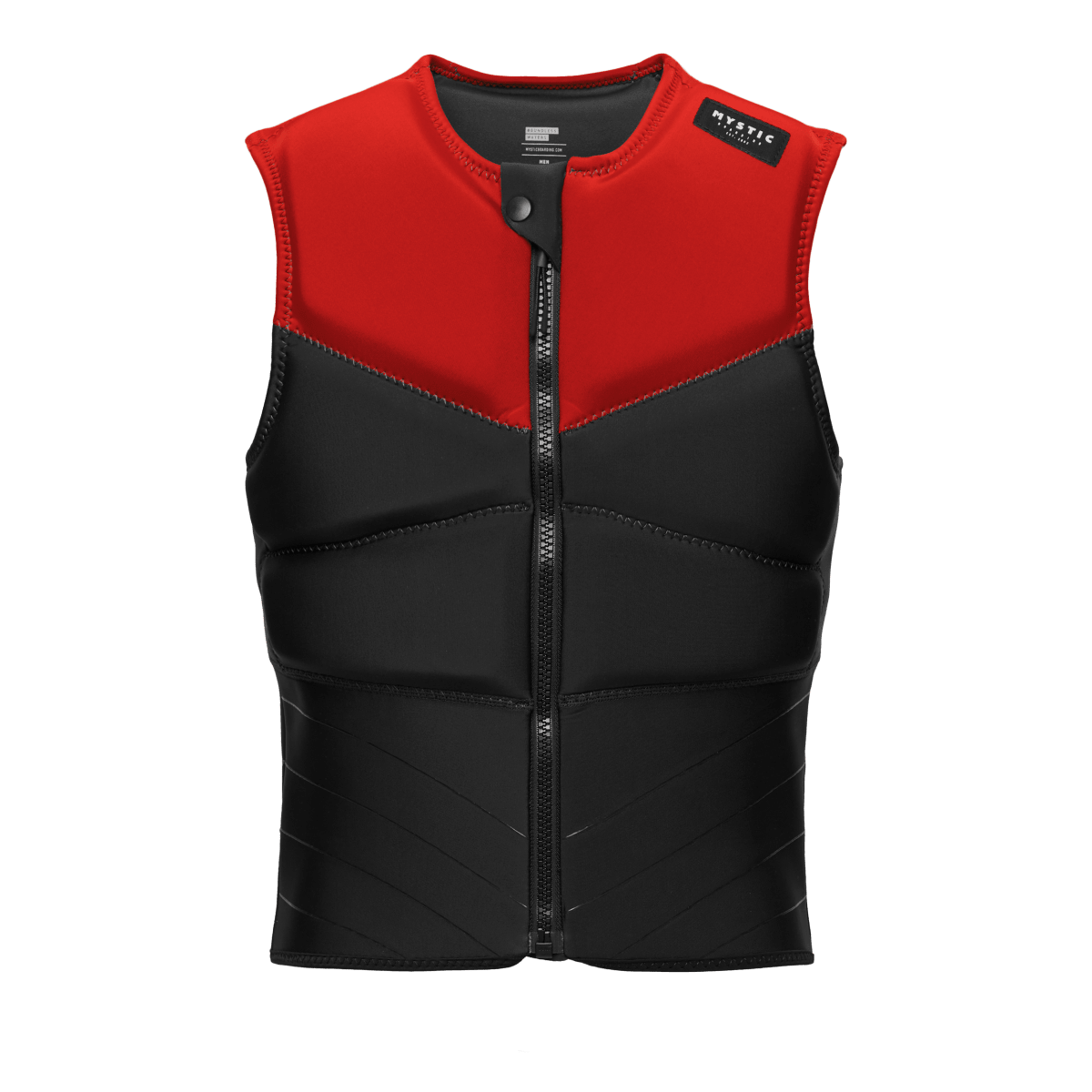 Mystic - Block Impact Vest Fzip - Red - L - GearFreak