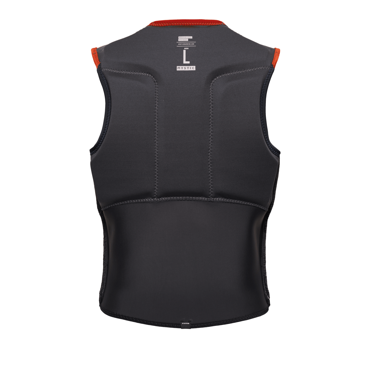 Mystic - Block Impact Vest Fzip - Red - L - GearFreak