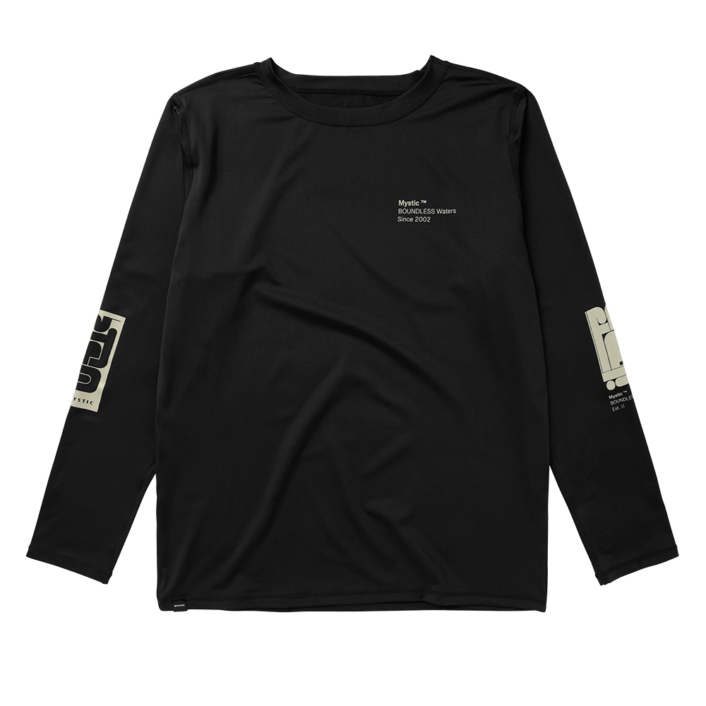 Mystic - Boarding L/S Rashvest - Black - L - GearFreak
