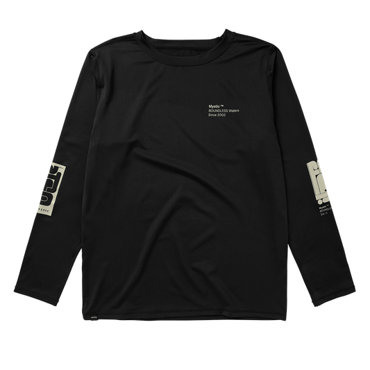 Mystic - Boarding L/S Rashvest - Black - L - GearFreak