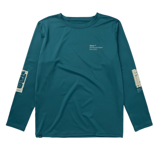Mystic - Boarding L/S Rashvest - Teal - L - GearFreak