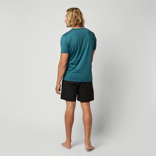 Mystic - Boarding S/S Rashvest - Teal - L - GearFreak