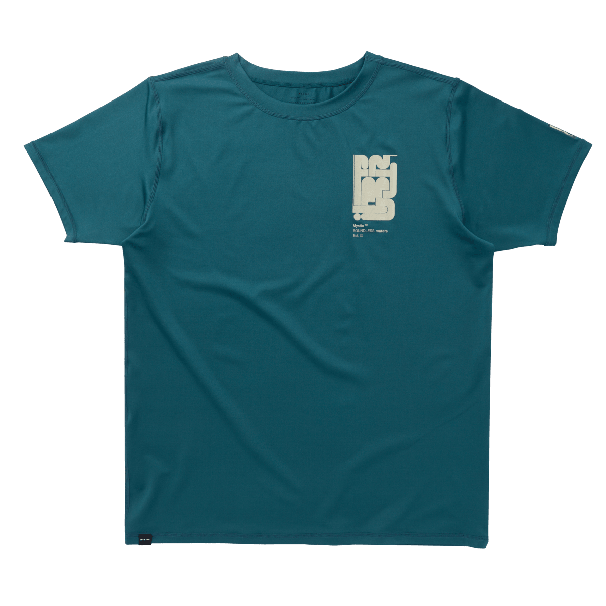 Mystic - Boarding S/S Rashvest - Teal - L - GearFreak