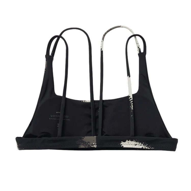 Mystic - Bodil Strappy Bikini Top | Black Allover - 34 - GearFreak