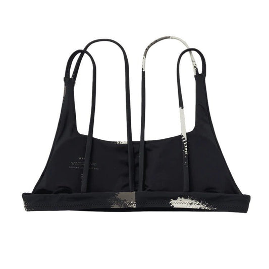 Mystic - Bodil Strappy Bikini Top | Black Allover - 34 - GearFreak