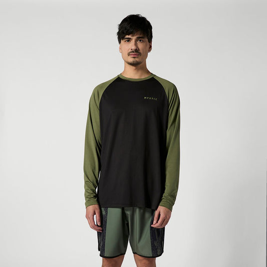 Mystic - Bolt L/S Quickdry - Olive Green - L - GearFreak