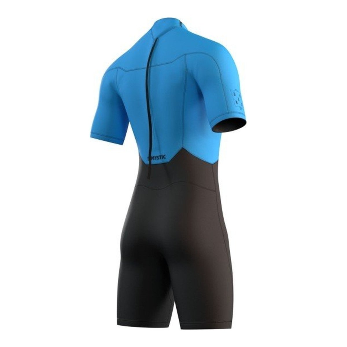 Mystic - Brand 3/2 Shorty Back Zip - Global Blue - GearFreak