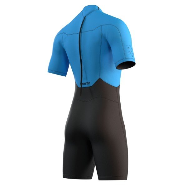 Mystic - Brand 3/2 Shorty Back Zip Global Blue - 46/XS - GearFreak