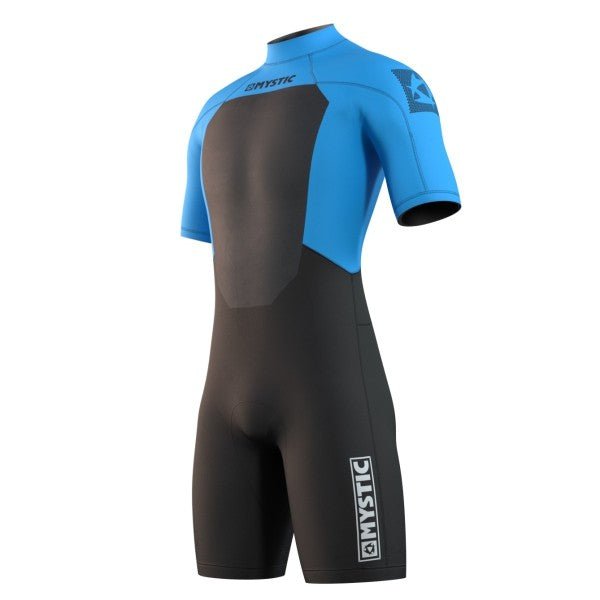 Mystic - Brand 3/2 Shorty Back Zip Global Blue - 46/XS - GearFreak