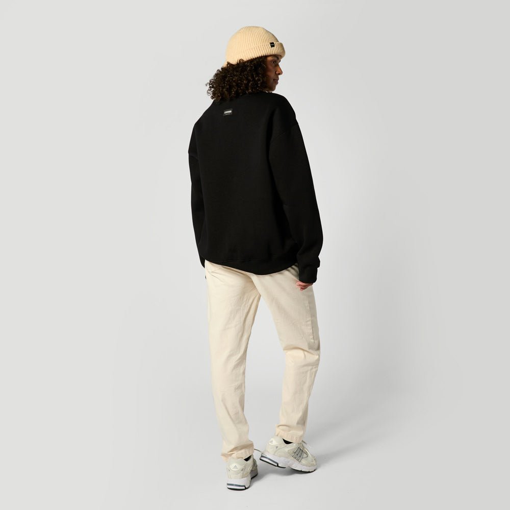 Mystic - Brand Crew Sweat - Black - L - GearFreak