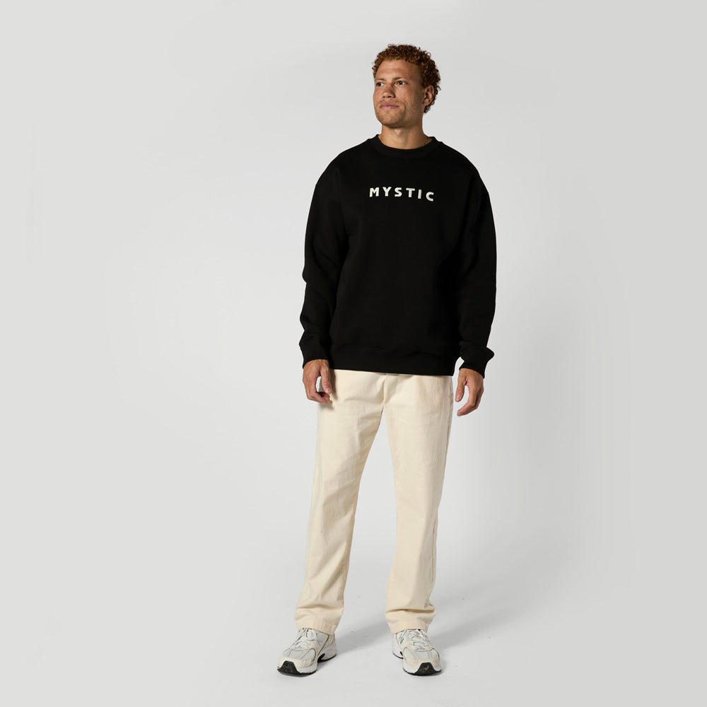 Mystic - Brand Crew Sweat - Black - L - GearFreak