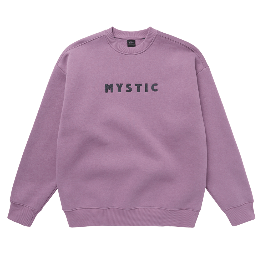 Mystic - Brand Crew Sweat - Rosewood - L - GearFreak
