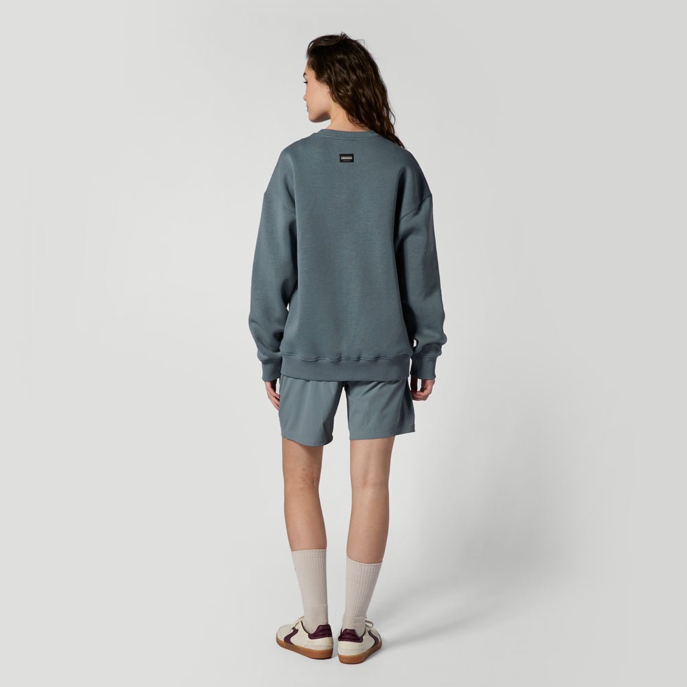 Mystic - Brand Crew Sweat - Tidal Blue - L - GearFreak