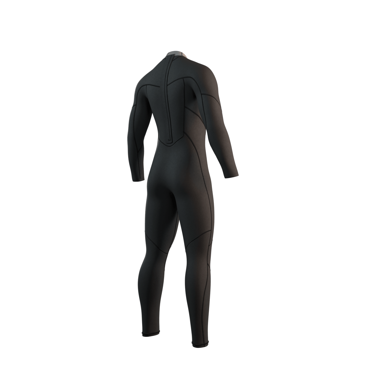 Mystic - Brand Fullsuit 3/2mm Bzip Flatlock - Black - L - GearFreak