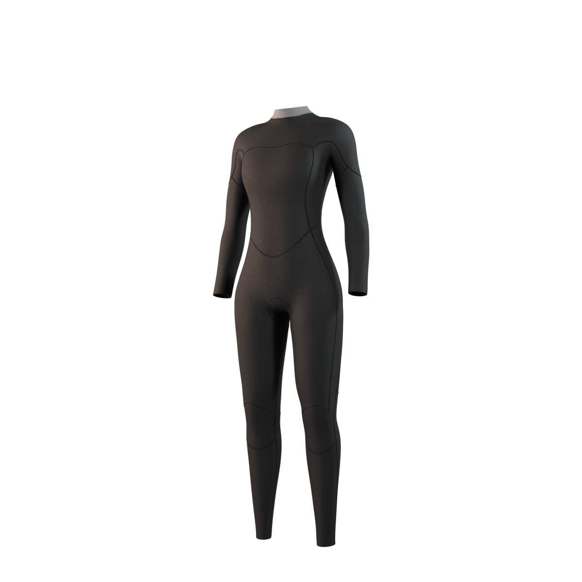 Mystic - Brand Fullsuit 3/2mm Bzip Flatlock Women - Black - L - GearFreak