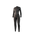 Mystic - Brand Fullsuit 3/2mm Bzip Flatlock Women - Black - L - GearFreak