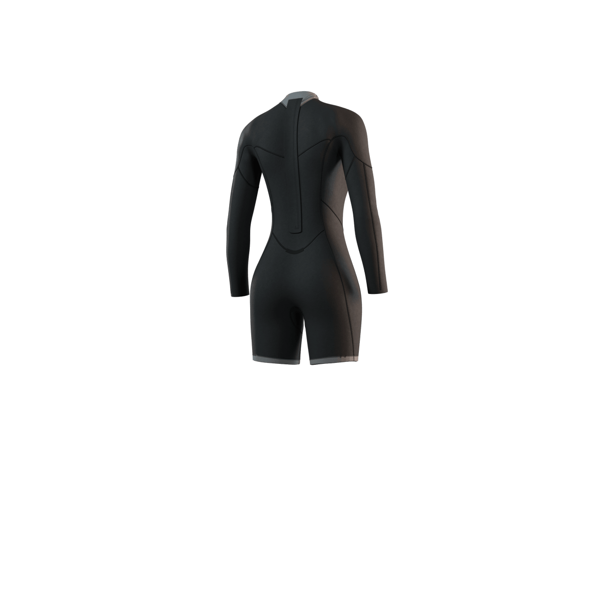 Mystic - Brand Longarm Shorty 3/2mm Bzip Flatlock Women - Black - L - GearFreak