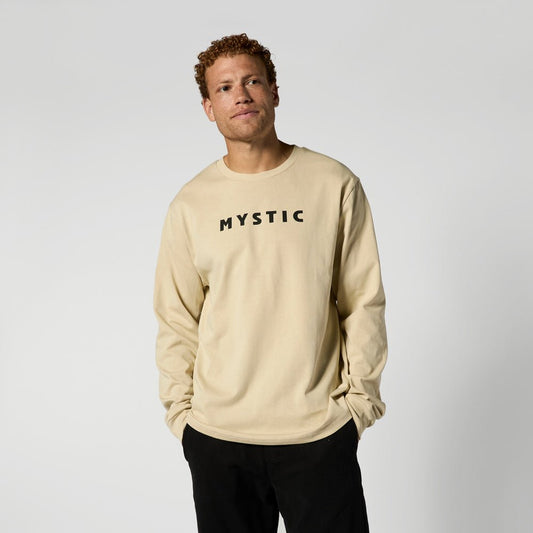 Mystic - Brand L/S Tee - Pale Khaki - XL - GearFreak