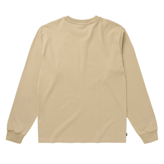 Mystic - Brand L/S Tee - Pale Khaki - XL - GearFreak