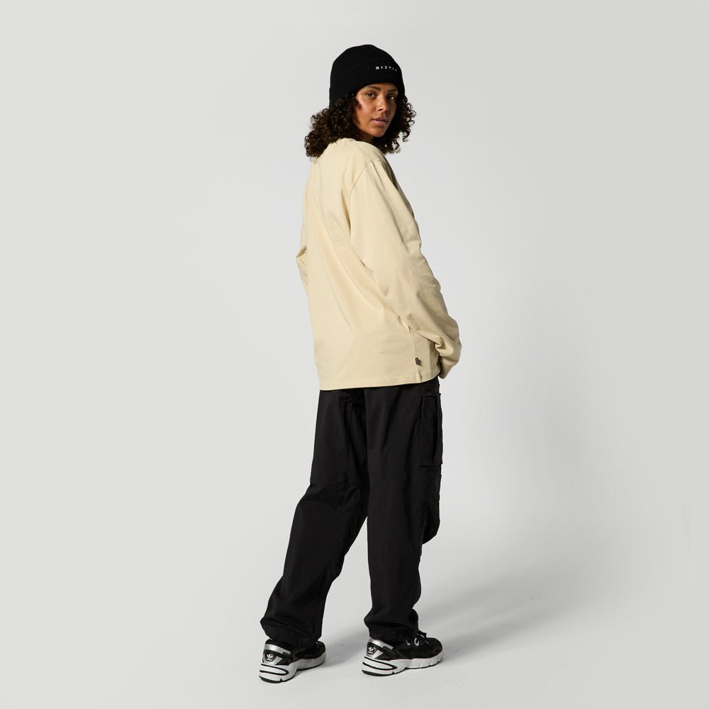 Mystic - Brand L/S Tee - Pale Khaki - XL - GearFreak