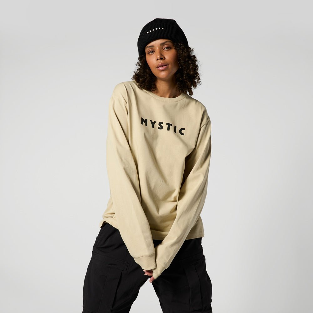 Mystic - Brand L/S Tee - Pale Khaki - XL - GearFreak