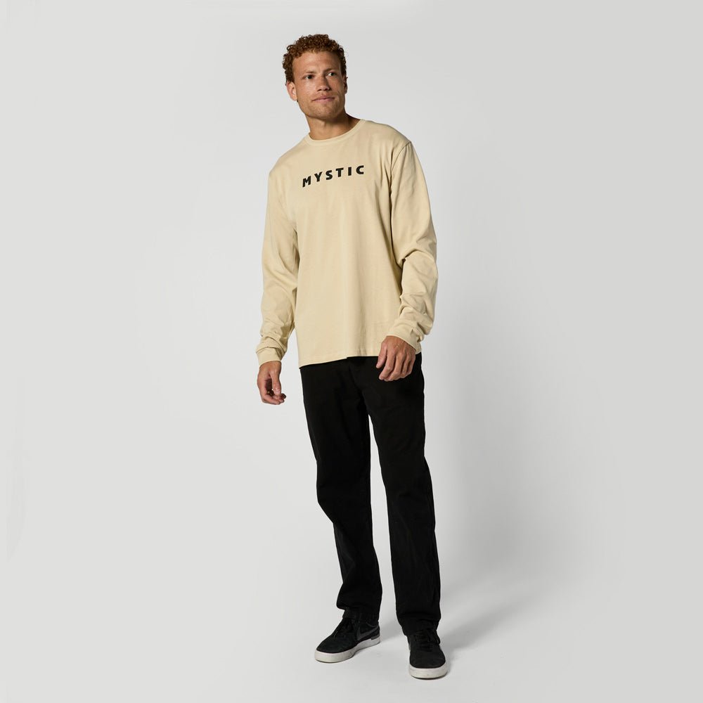 Mystic - Brand L/S Tee - Pale Khaki - XL - GearFreak