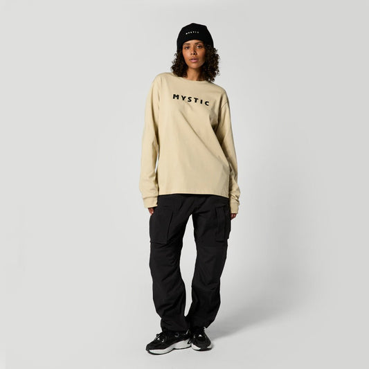 Mystic - Brand L/S Tee - Pale Khaki - XL - GearFreak