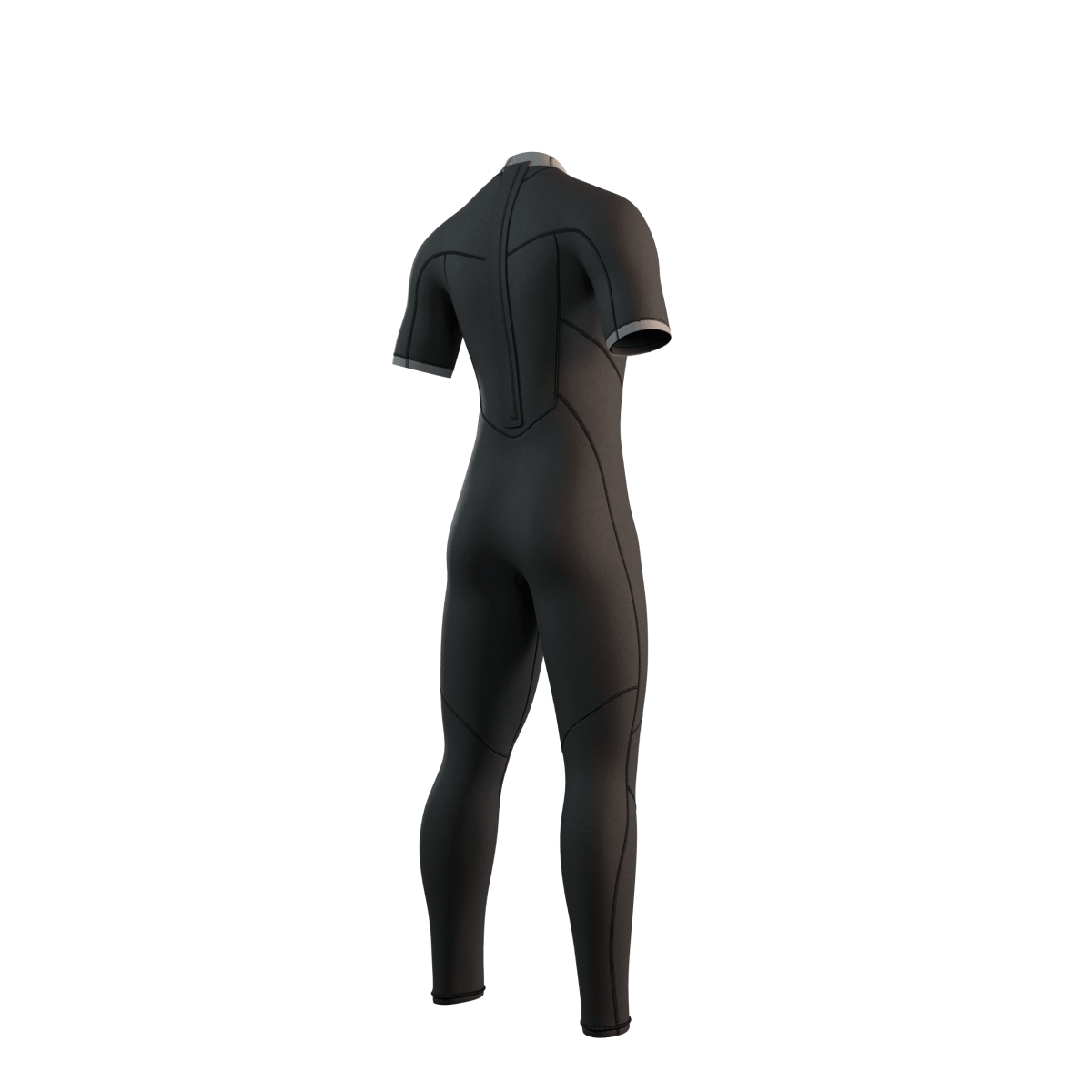 Mystic - Brand Shortarm 3/2mm Bzip Flatlock - Black - L - GearFreak