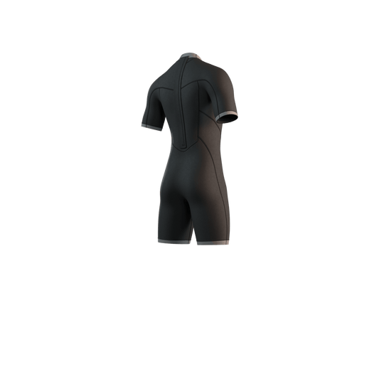 Mystic - Brand Shorty 3/2mm Bzip Flatlock - Dark Olive - L - GearFreak