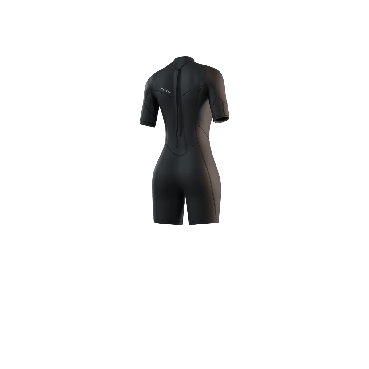 Mystic - Brand Shorty 3/2mm Bzip Flatlock Women - Black - L - GearFreak