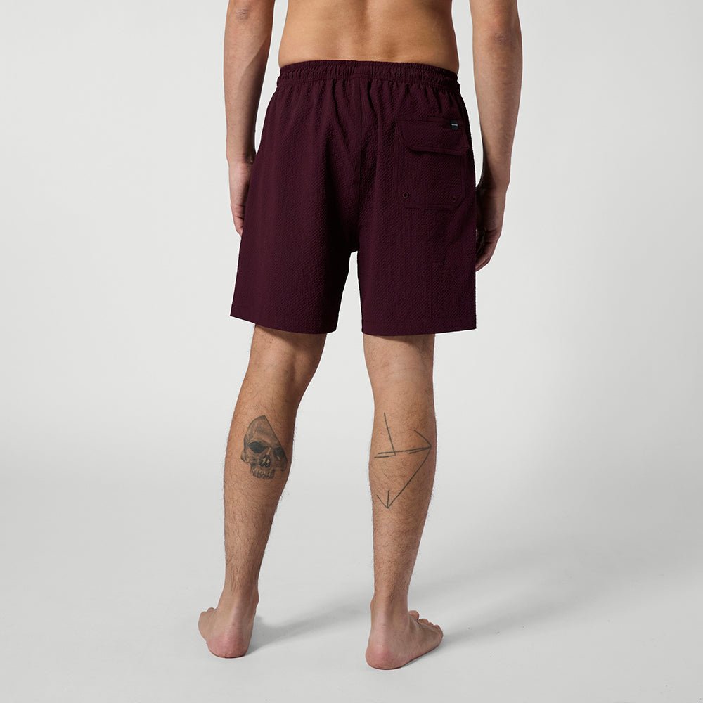 Mystic - Brand Structure Swim Short - Oxblood Red - L - GearFreak