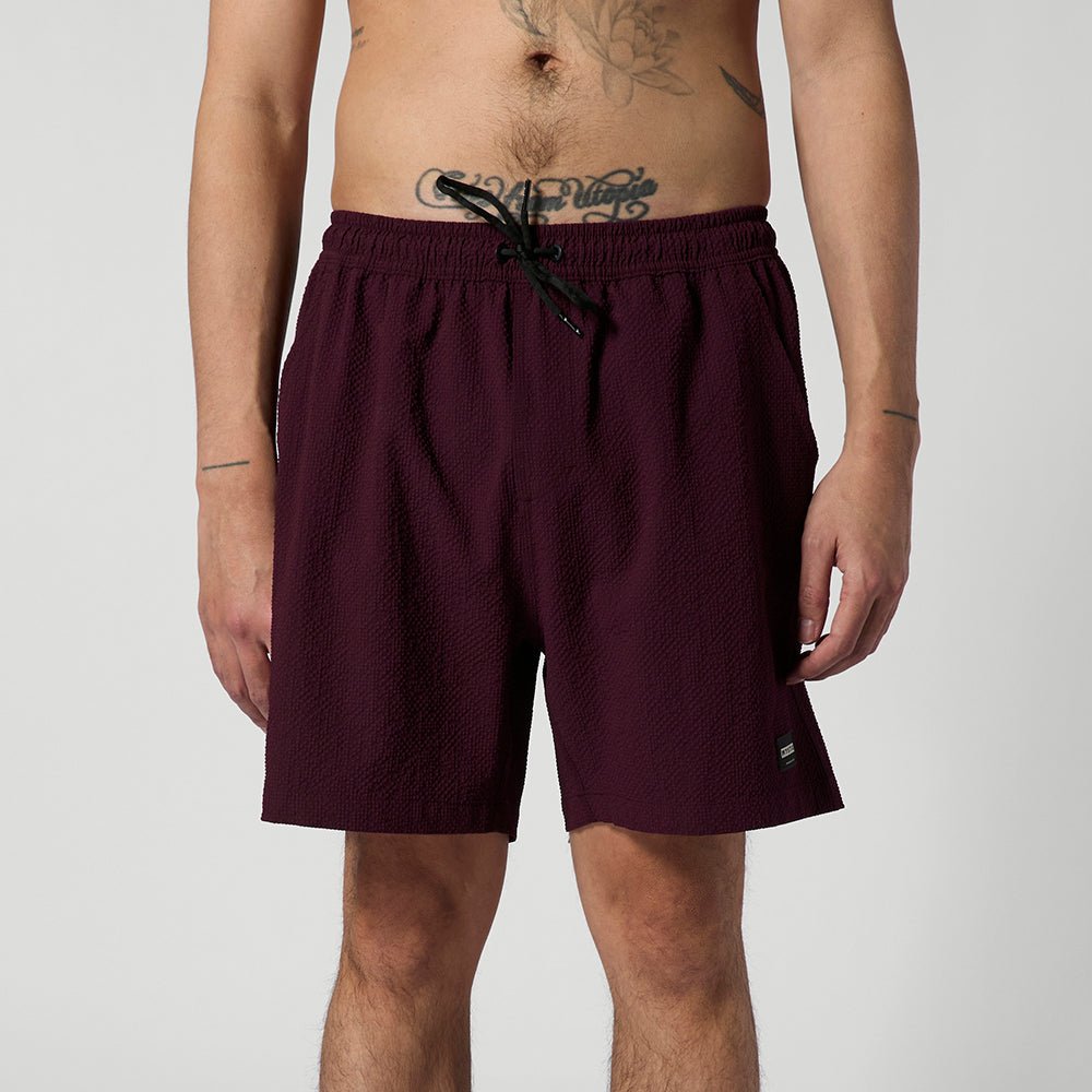 Mystic - Brand Structure Swim Short - Oxblood Red - L - GearFreak