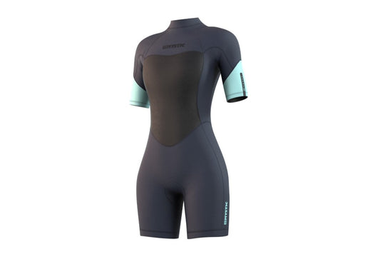 Mystic - Brand Wms 3/2 Shorty Back Zip Night Blue - 34/XS - GearFreak