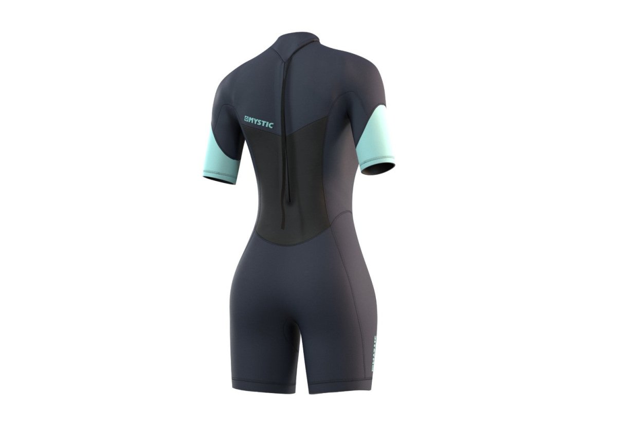 Mystic - Brand Wms 3/2 Shorty Back Zip Night Blue - 34/XS - GearFreak