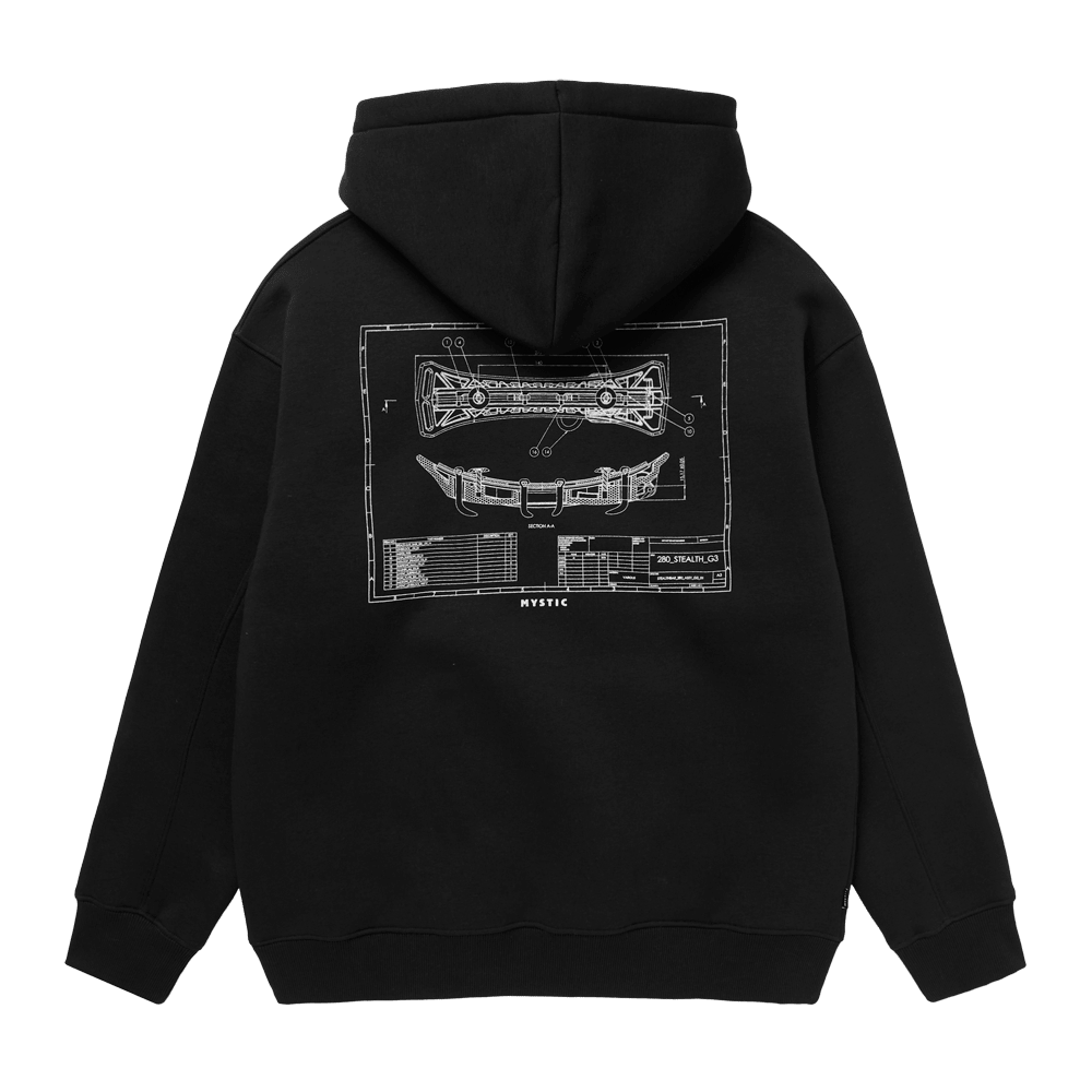 Mystic - Concept SB1 Hood Sweat - Black - L - GearFreak