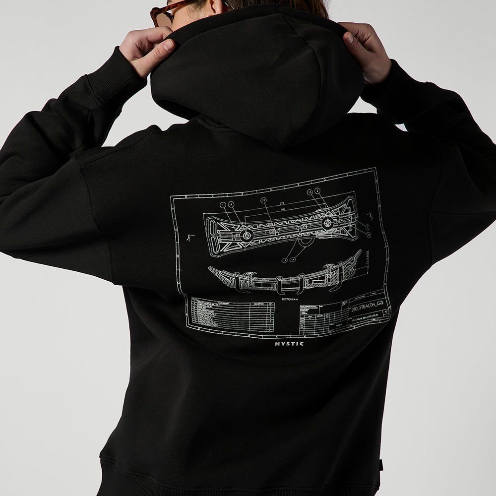 Mystic - Concept SB1 Hood Sweat - Black - L - GearFreak