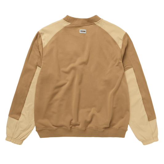 Mystic - Conflux Crew Sweat - Slate Brown - L - GearFreak