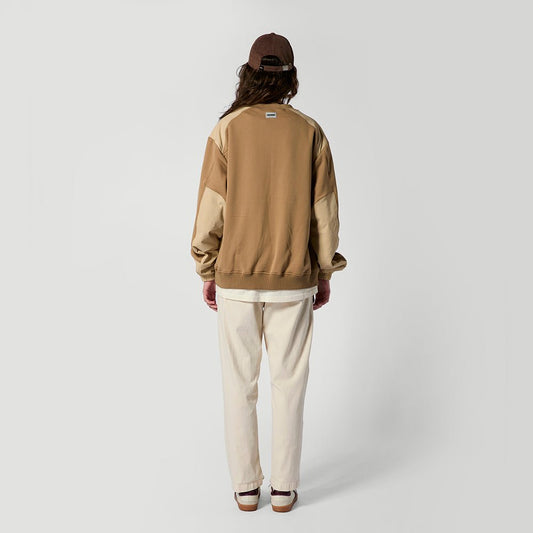 Mystic - Conflux Crew Sweat - Slate Brown - L - GearFreak