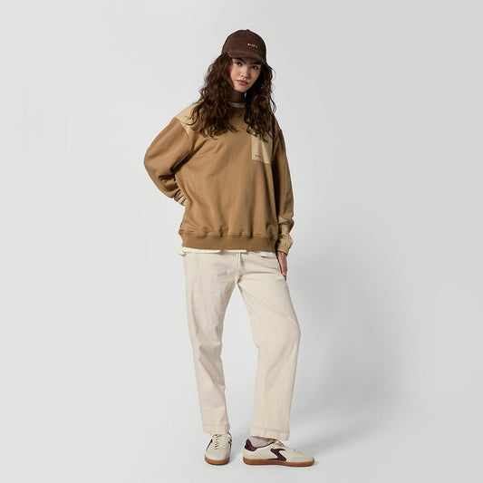 Mystic - Conflux Crew Sweat - Slate Brown - L - GearFreak