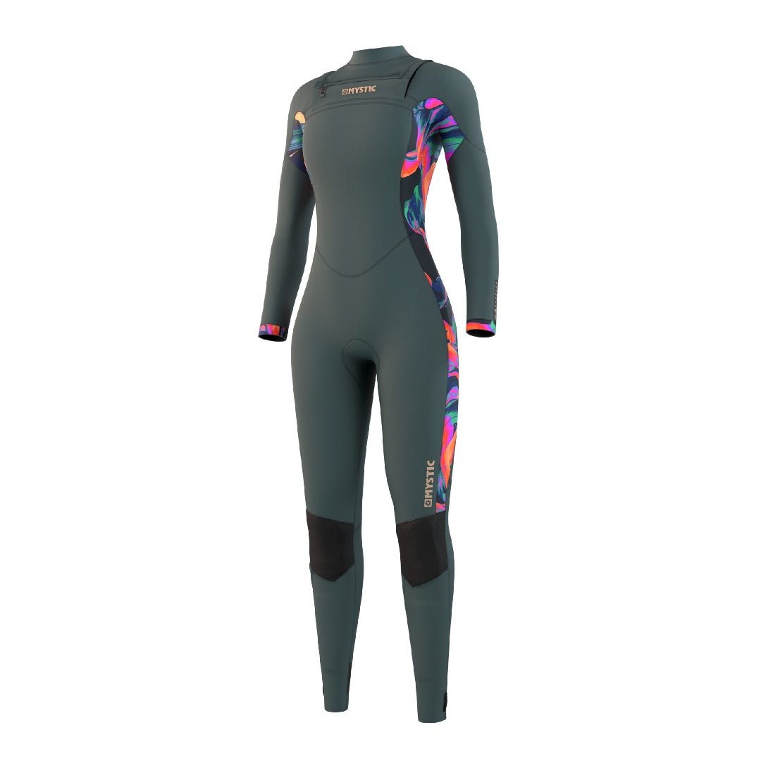 Mystic - Dazzled Fullsuit 5/3 Fzip Women Dark Leaf - 34/XS - GearFreak